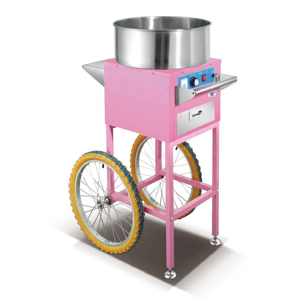 Electric cotton candy production line With Cart