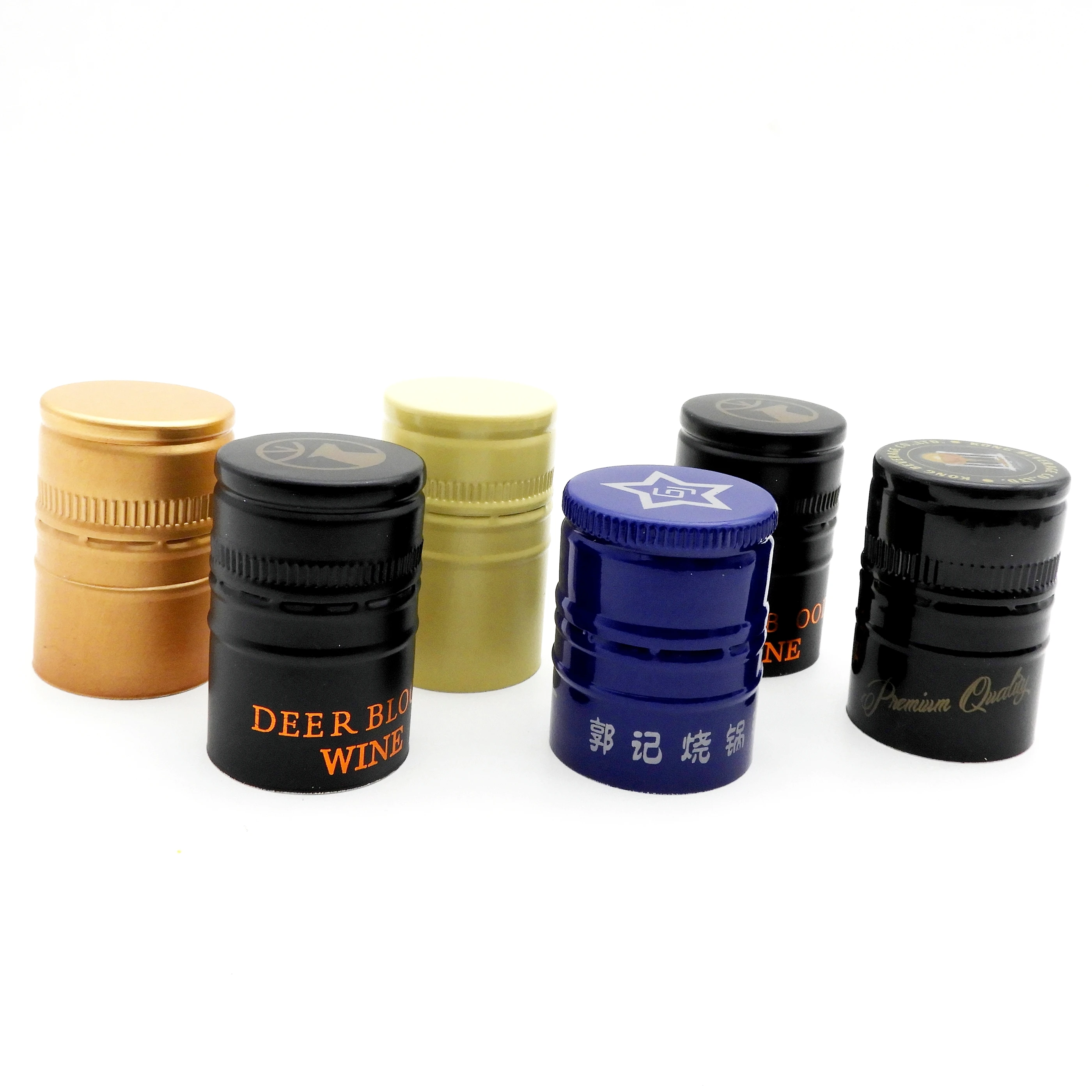 30*60mm Aluminium Cap For Wine Whisky Liquor bottles Tamper Proof Wine Bottle Cap
