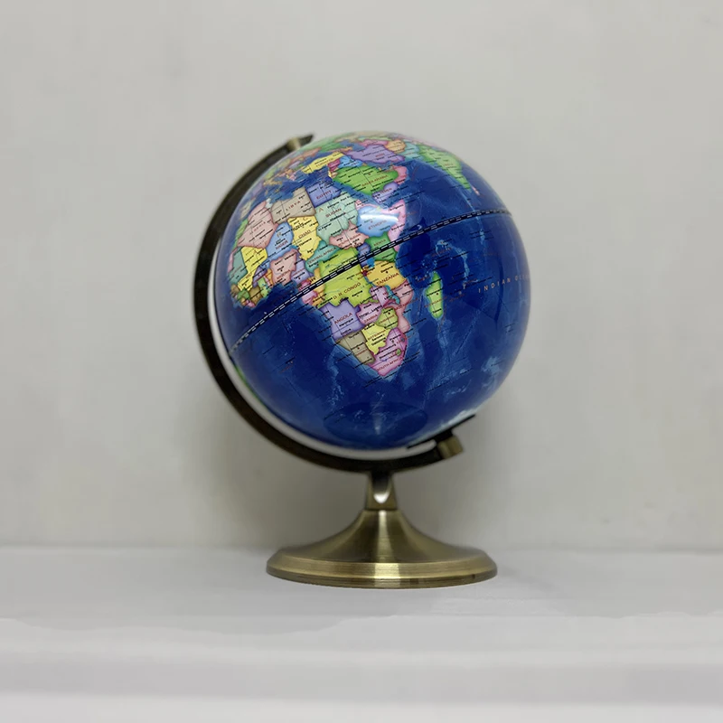 Kinglobe 8 Inch LED Light World Globe Interactive Educational Discovery Rotating Geographic Constellation AR Globe