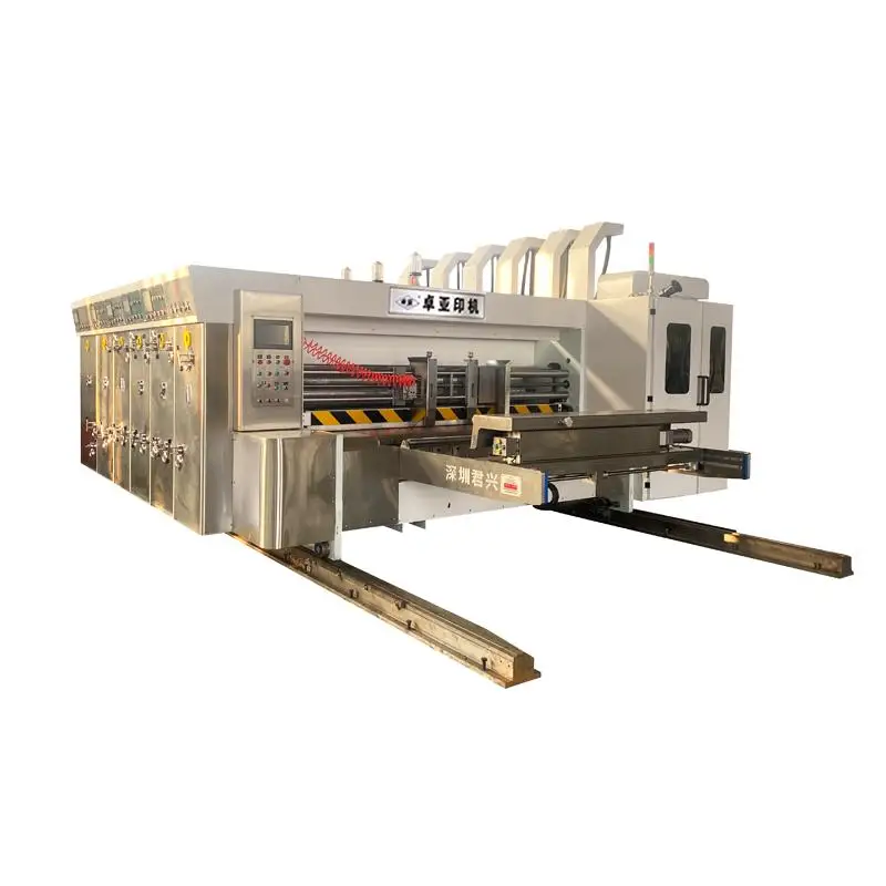 Packaging Manufacturer Full Automatic Flexo Printer Slotter 2 Colors Large Size Die Cutter Printing machine