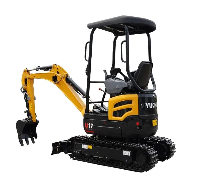 YUCHAI Brand New 1.7ton Mini Excavator U17 Small Digger with Kubota Engine and Attachmetns Hot Sale in America
