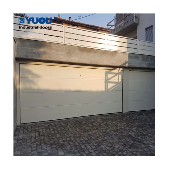 wholesale custom contemporary villa steel sectional garage door