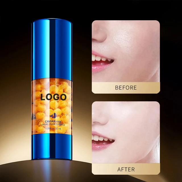 Oem Odm Anti-wrinkle Moisturizing Facial Serum Solutions Fade Fine Lines Anti-aging Deep Face Care Caviar Face Tightening Serum