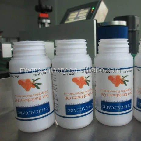 Automatic Adhesive Sticker Round Bottle Labeling Machine Bottle Label Applicator