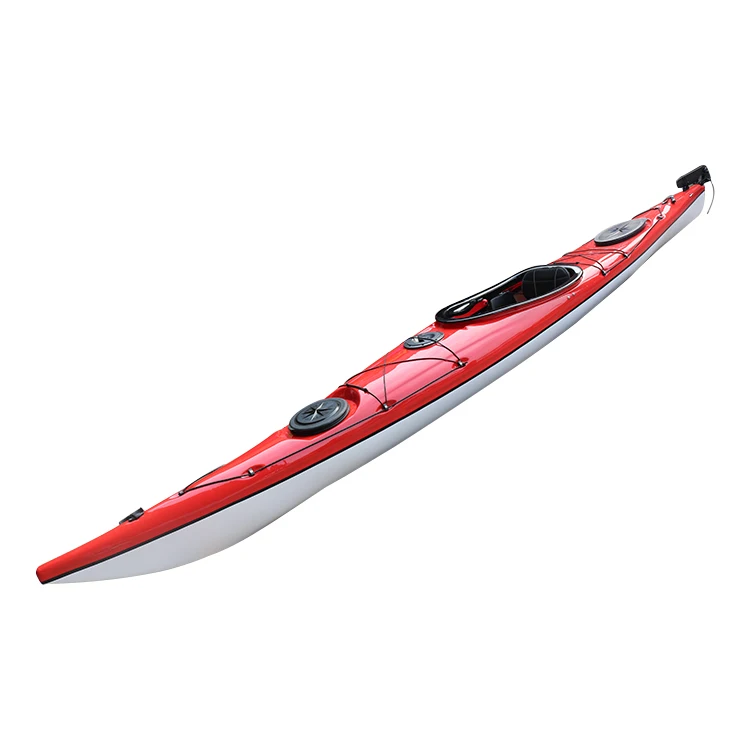 Light Touring Ocean Kayak Abs Thermoformed Racing Thermoform Kayak With Skeg Double Sea Kayak