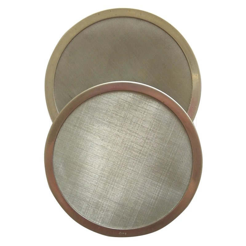 Edge packed metal filter disc Ring-edge filter disc Stainless steel micro round filter mesh