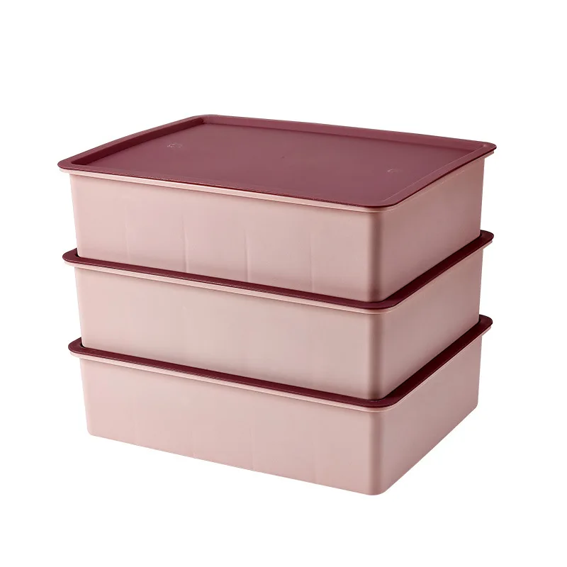 Storage box household clothing debris can be durable and fall-proof front acrylic shoe box storage plastic box storage