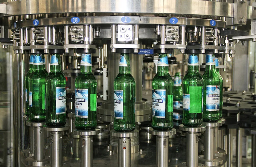 YINGYI YY14-12-4 Full Automatic Beer Filling Machine for Plastic Glass Bottle Beer Cans Filling and Capping Machine