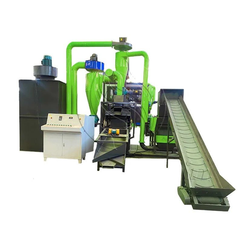 Waste Cable Plastic Separator Scrap  Wire Granulator Machine Automatic Copper wire Recycling Machine