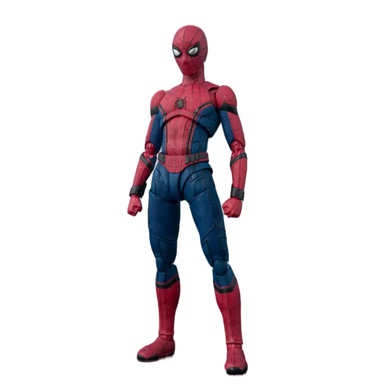 Hot sale replaceable parts Anime Figure back to school season Articulated joints moveable Doll Spiderman Action Figures