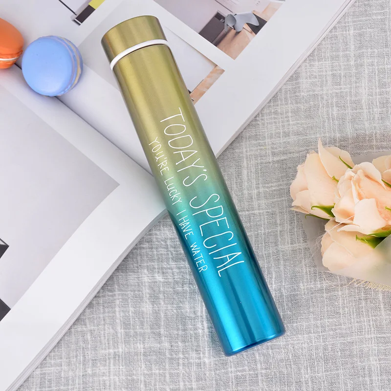 260ml double wall thermos bottle insulated water bottle vacuum flask