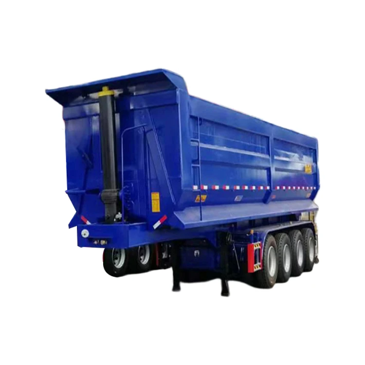 Hydraulic U-shape Transport Rock/coal/sand/stone 3axle 4axle Large Capabilities Rear End Dumper Tipper Truck Dump Semi Trailer