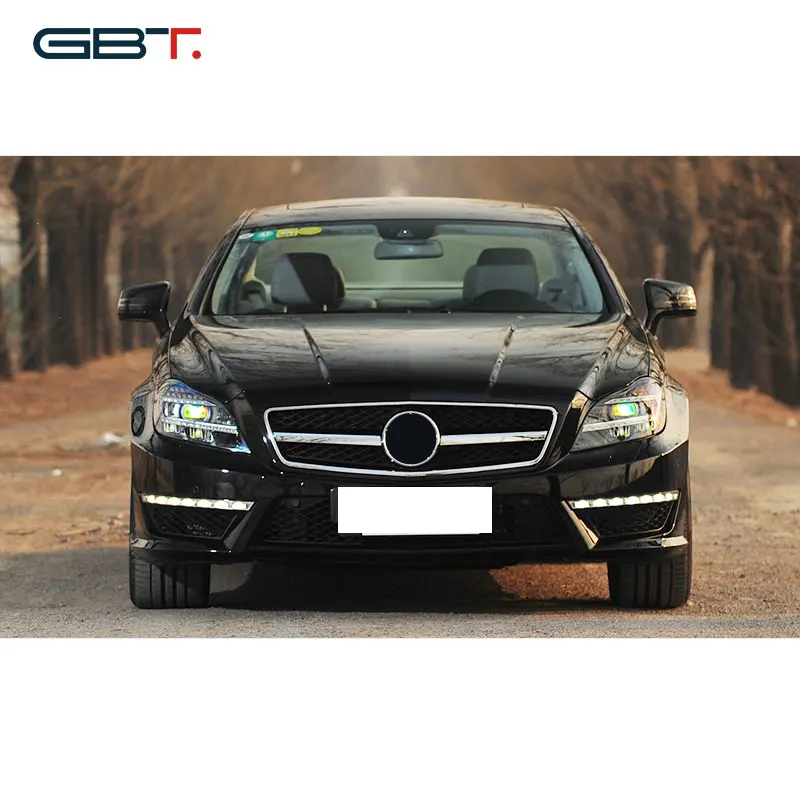 GBT car accessories for mercedes cls bodykit upgrade facelift for cls body kit w218 amg style for mercedes benz cls body kit