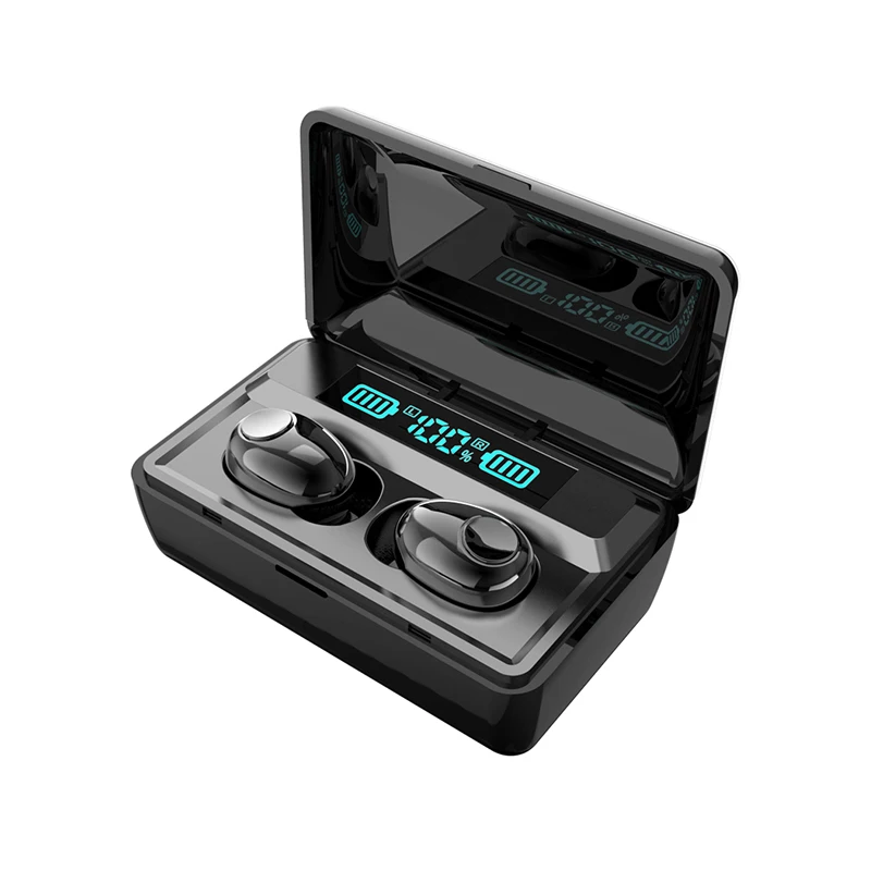 TWS T8 T10 Wireless Headphone Earphone Earbud With 2200mah Charging Charge Case Box