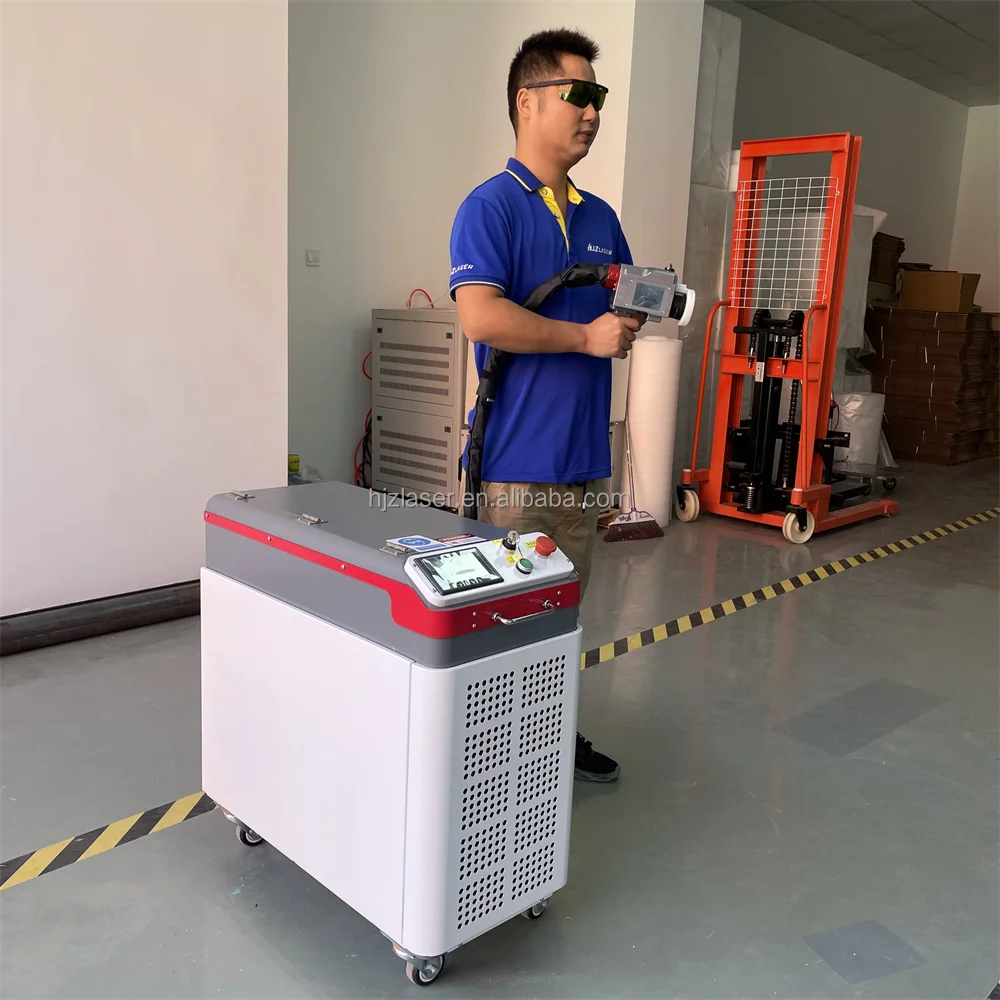 High Quality Laser Rust Removal Machine Mold Cleaning Paint Removal Laser Cleaning Machine 200w 300w