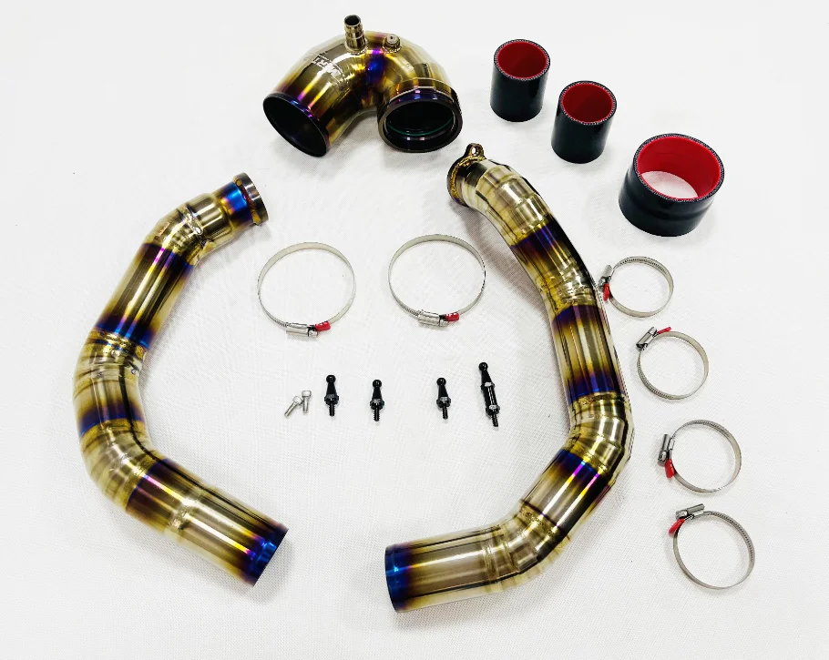  Mertop NEW Item Titanium Charge pipe Kits for B MW M3 F80 / M4