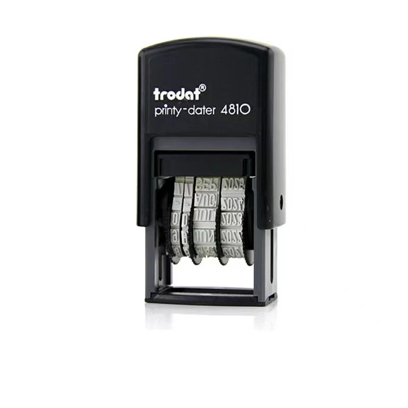 trodat good quality trodat self inking date stamp 4810 black dater stamp for office