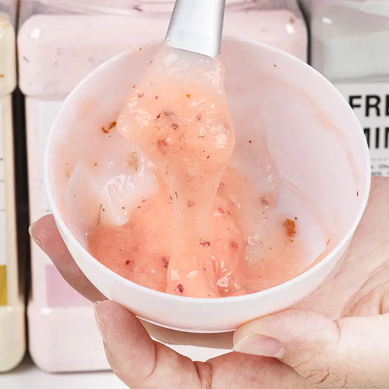 super hydrating nourishing pearl  jelly mask yiwu retail peel-off jelly mask premium modeling rubber mask