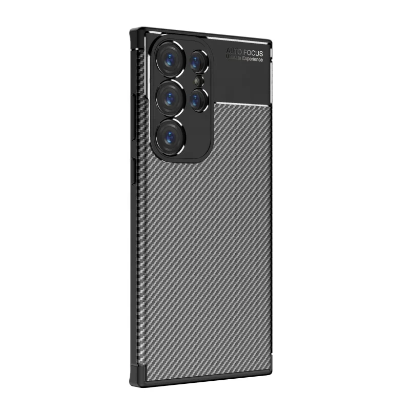 Чехол для Samsung Galaxy S23 Ultra мягкий чехол из углеродного волокна S22 Plus S21 FE S20
