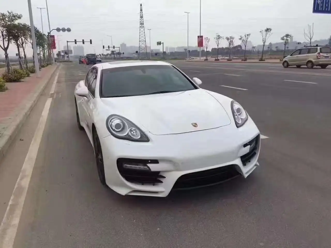 BETTER High Quality Car body kit For PORSCHE PANAMERA 970 2009-13 To CARACTERE STYLE front rear bumper side skirts spoiler