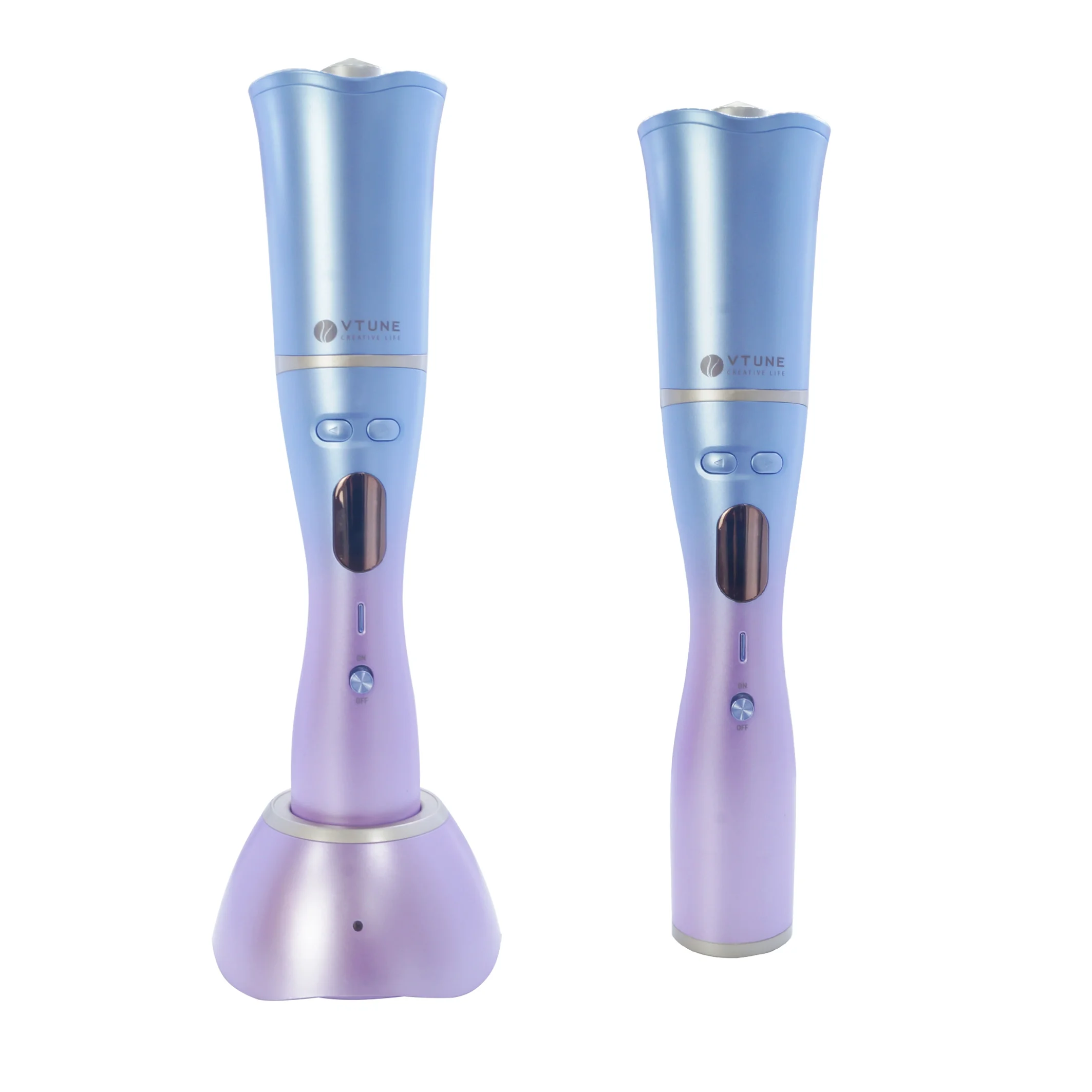 New ceramic professional automatic hair curler rechargeable rotating curling iron