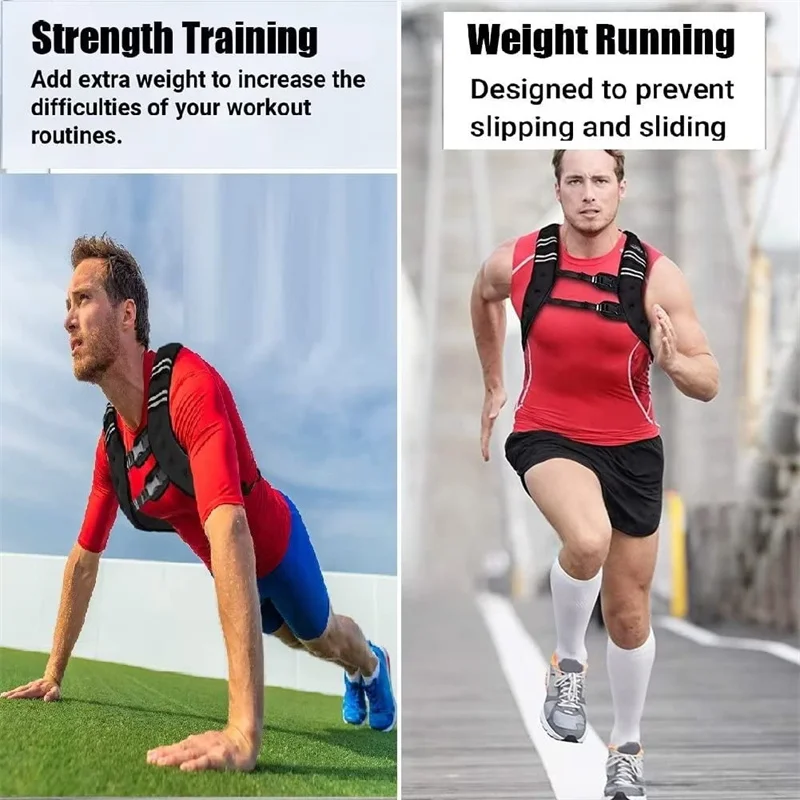 Workout Strength Training Running, Fitness Weight Loss Weighted Vest