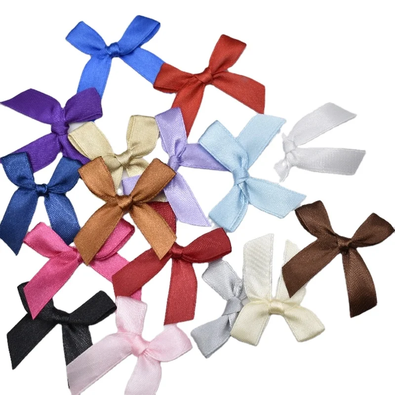 Manufacturers Custom Ribbon Printing Handmade Bow Decorative Satin Ribbon Bow Gift Box Ribbon Bow