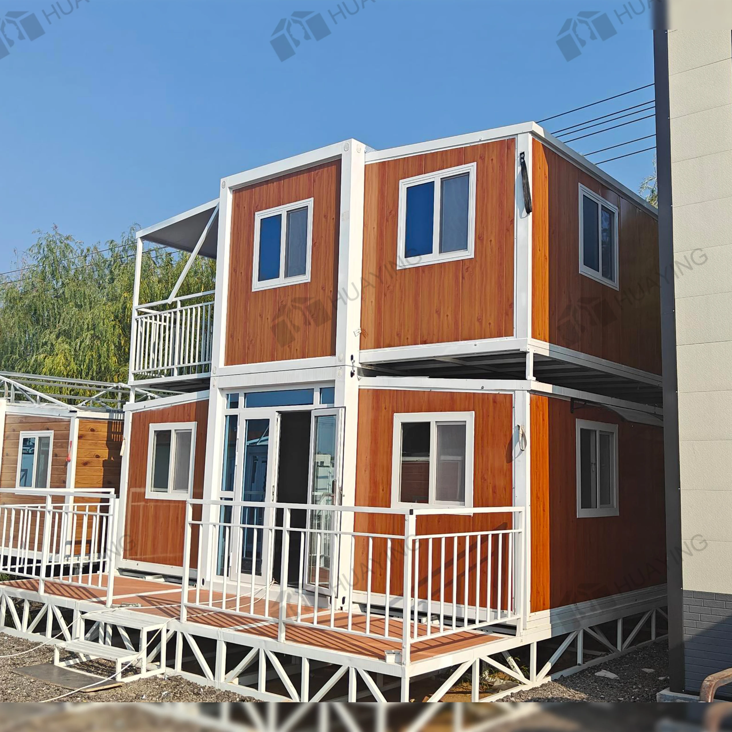 Foldable Movable Fireproof Wholesale Expandable Container House with Ensuite
