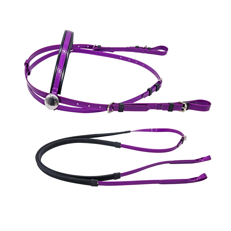 Factory Wholesale Pvc Bridle And Rein Racing Horse