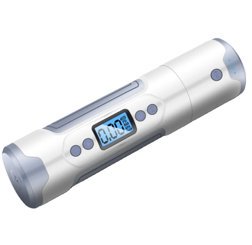 ZHUFENG Bike Pump Mini Tire Inflator Portable Air Compressor 150PSI Cordless Electric Bicycle Air Pump, Auto Shut-Off with Prest
