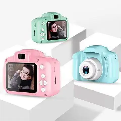 Upgrade Kids Selfie Camera, Christmas Birthday Gifts, HD Digital Video Cameras for Toddler, Portable Toy with 32GB SD Card