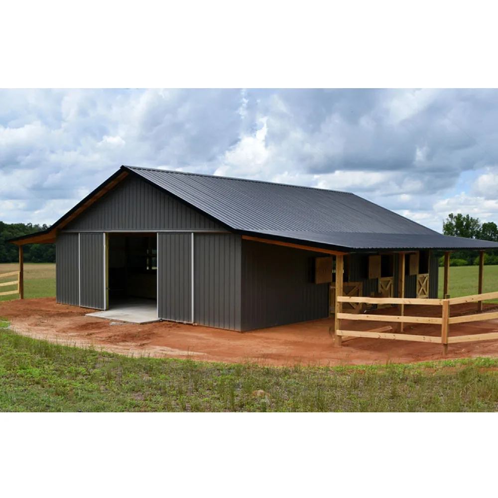Cheap Price Metal Prefab Barn Barns Horse Stable