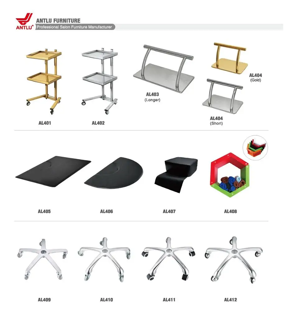 Wholesale High Quality Stainless Steel Footrest Salon Barber Chair Specific Use