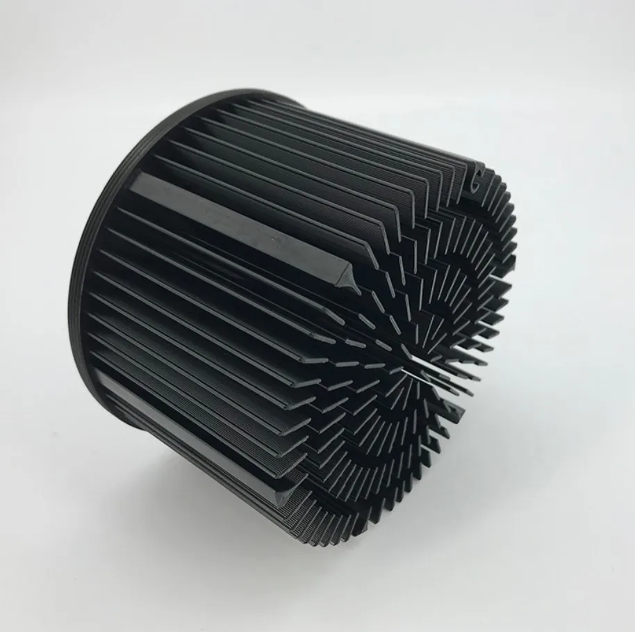 SKD Round Cold forge COB  LED Grow light Housing Aluminum UFO High bay led housing  50W 100W 150W  200W COB Led Heatsink