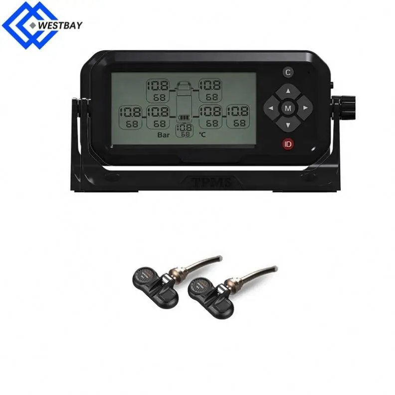 Westbay 6 8 10 12 14 16 18 22 24 26 Wheel Tire pressure monitoring sensor universal and programmable TPMS sensors for Ford