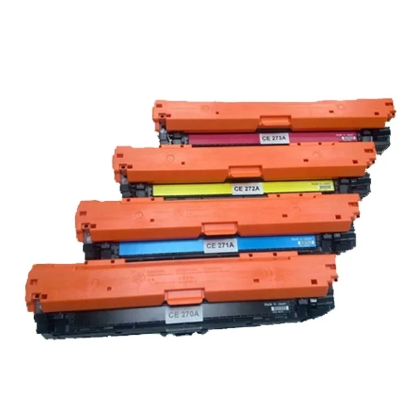 Картридж с тонером для принтера HP Color LaserJet CP5525 CP5525n 5525dn 5525xh совместимый цветами CE270A CE271A CE272A CE273A 650A
