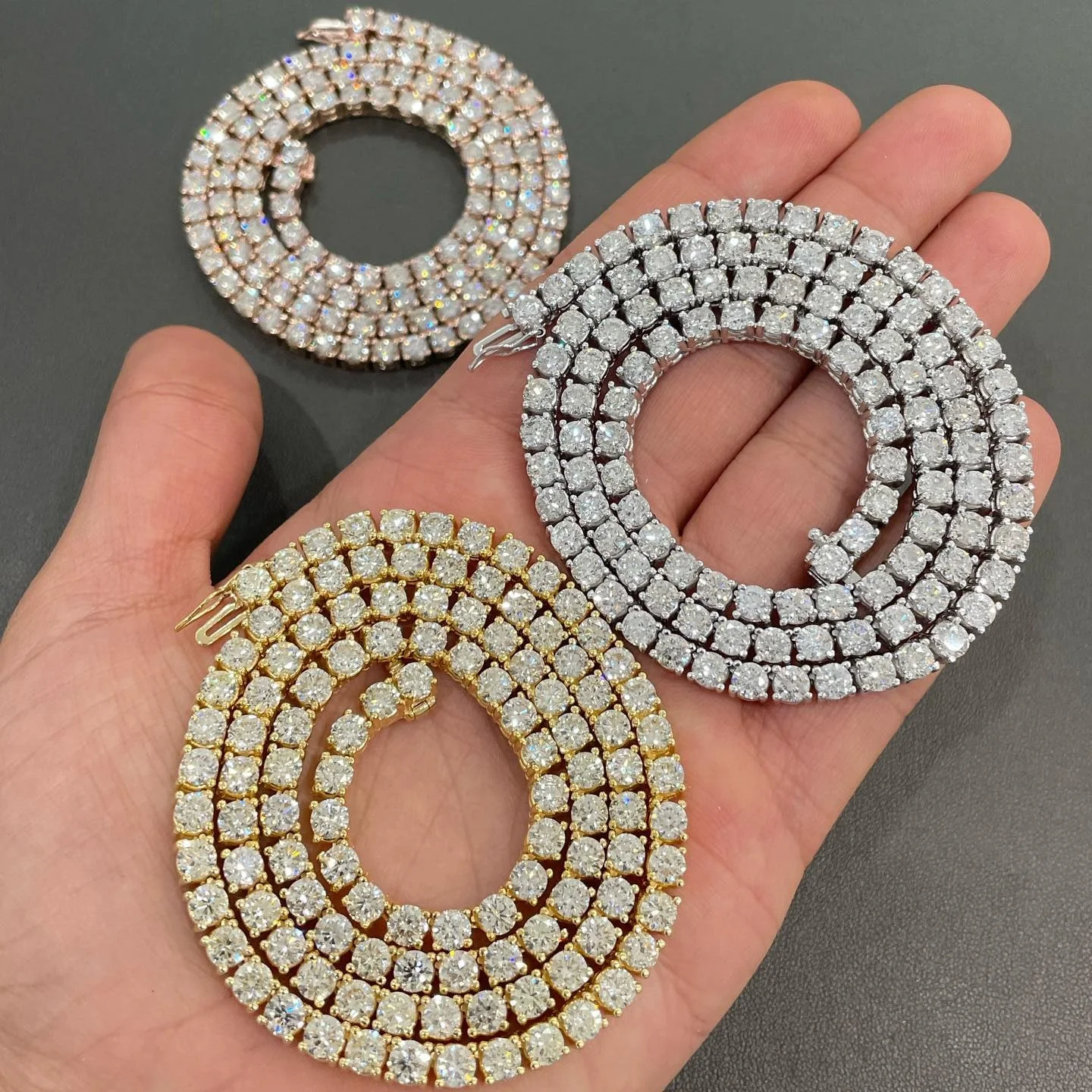 Luxury Fine Moissanite Jewelry Emerald Yellow Moissanite Pendant and Ring Silver 925 Plated White Gold for Hip Hop Man