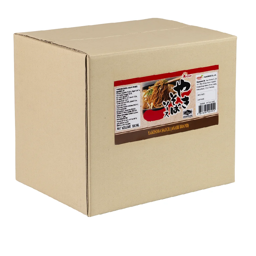 Premium Little Our And Little sweet Taste Japanese Yakisoba  Sauce 300ml in PET Bottle Packaging