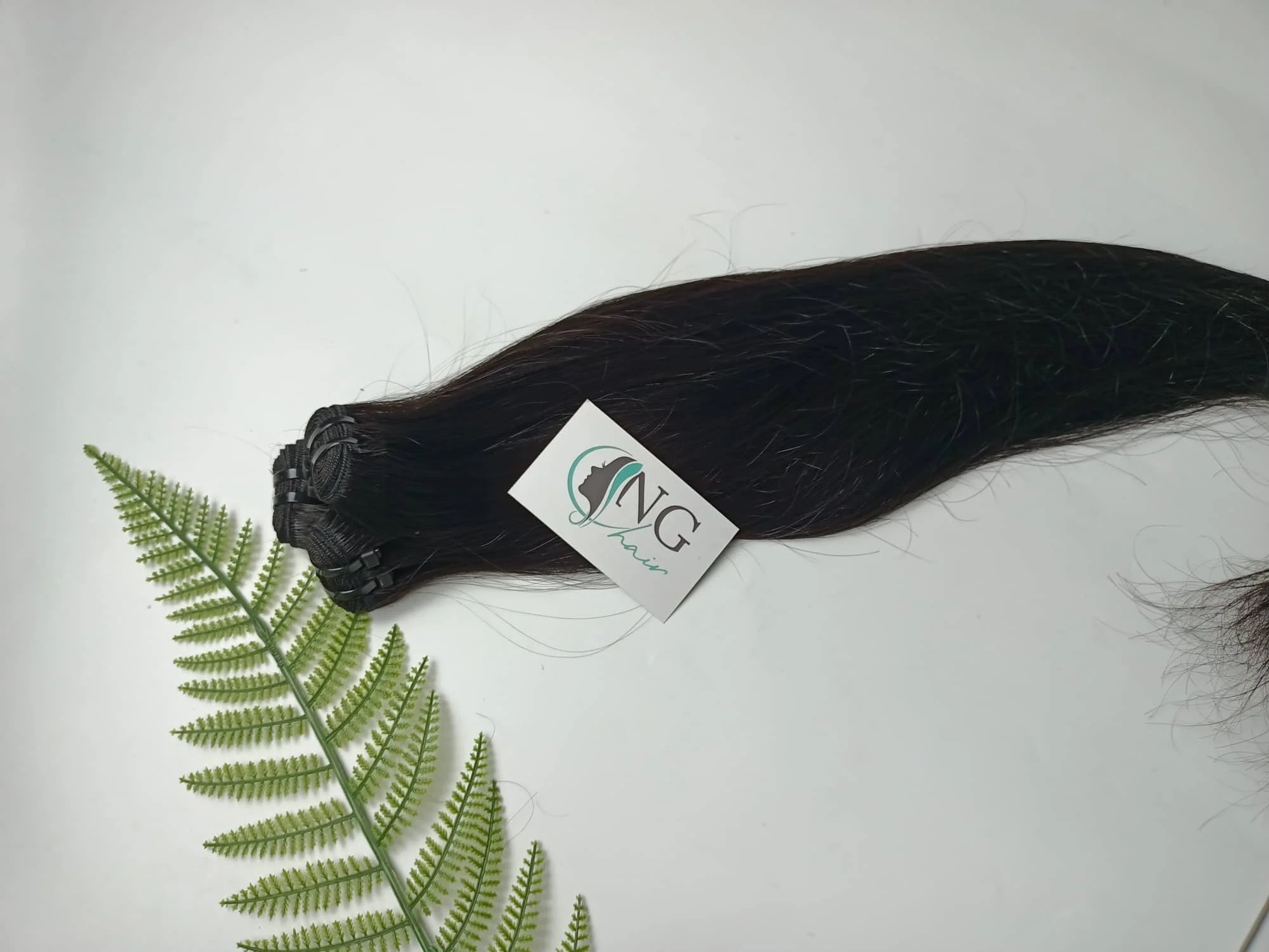 Double Drawn Natural Straight Weft Hair Made In Vietnam Combined With Excellent And Enthusiastic Work Team Full Color Hair
