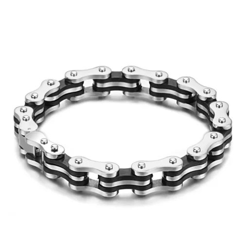 
Байкерский браслет из нержавеющей стали высокого качества, Мужская цепь для мотоцикла, мужской браслет в стиле панк-рок, байкерские велосипедные браслеты для мужчин 2020 