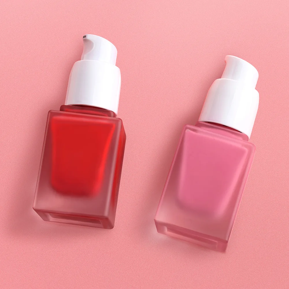 Matte Liquid Cream Blush Makeup Lightweight - Velvet Mousse Texture, Blush Stick for Cheek, Advanced Hazy Feeling