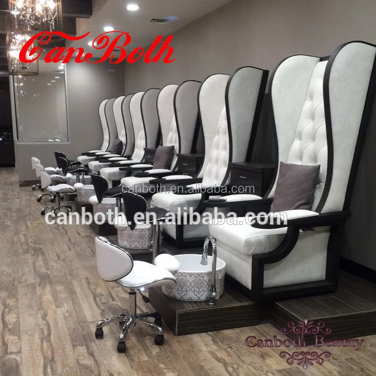 Royal king throne spa pedicure chairs bowl with whirlpool jet CB-FP003