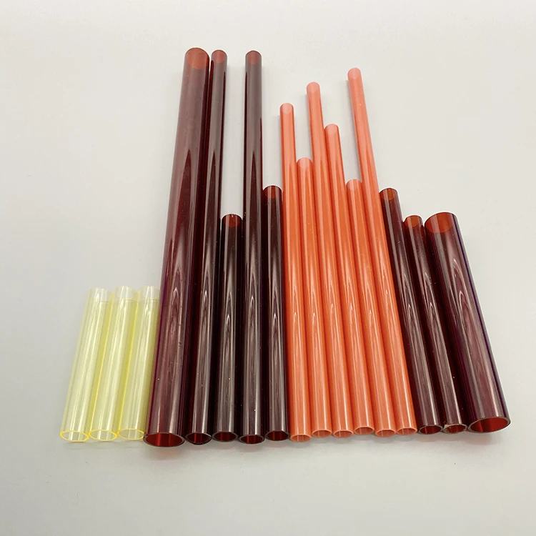 The factory supplies high-quality yellow quartz laser tubes, beauty medical instruments and laser glass tubes