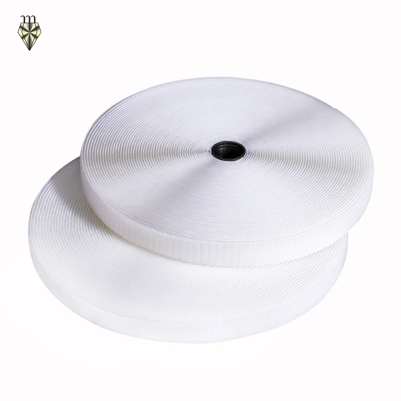 Factory 38mm Fastener Tape 70% polyamide Sticky no Back glue Self Adhesive Hook And Loop With Custom Size And Shapes