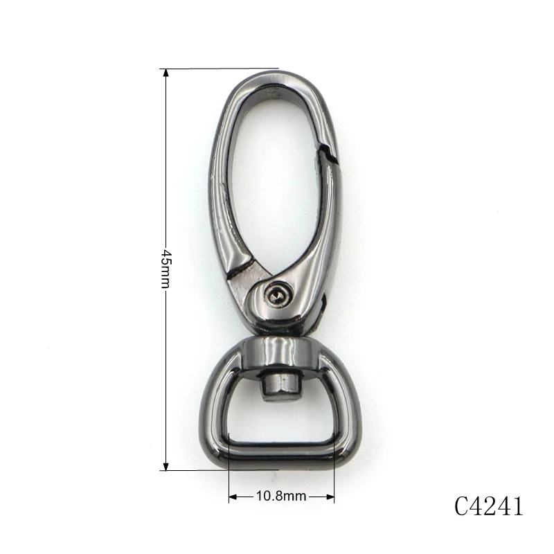 snap hook supplier leather shoulder tape swivel snap hook handbag hardware accessories