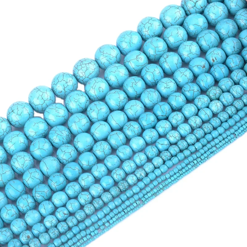Accessories Round Beads DIY Jewelry Turquoise Beads For Jewelry Making