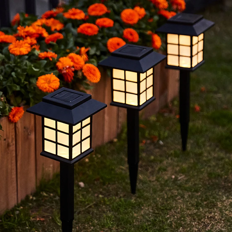 Best-selling colorful decoration modern IP65 outdoor solar lawn lamp waterproof led garden