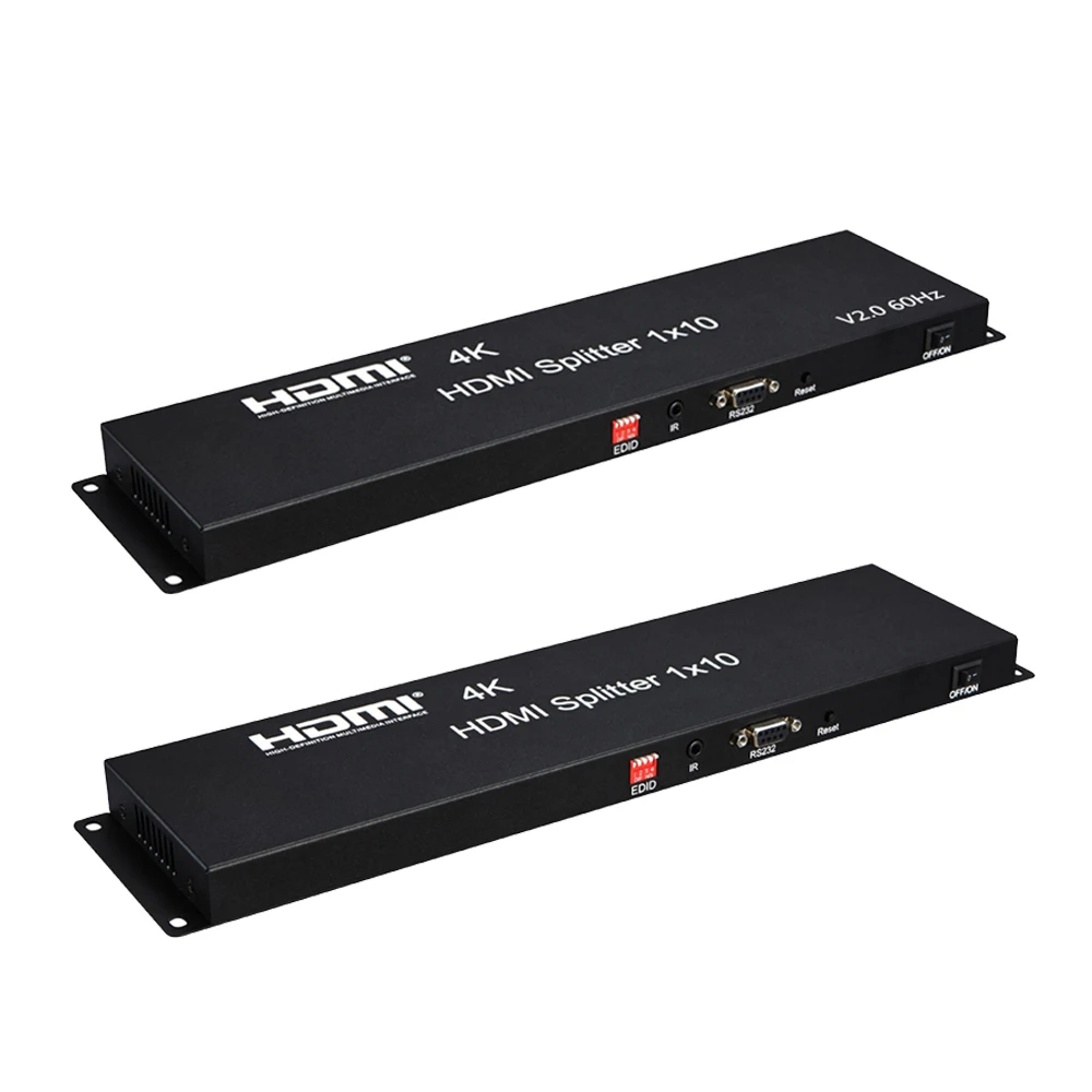 4K@30Hz 1x10 HDMI splitter 1 in 10 out HDMI switch Video Distributor Converter Split Screen for DVD PS3 Xbox HDTV Market Display