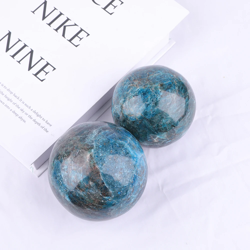 Natural Apatite sphere home decoration ball Halloween Christmas gift crystal ball
