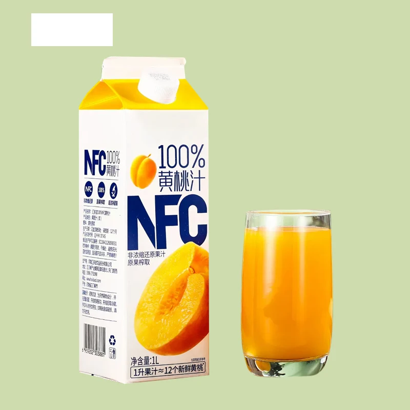 Gable top box carton for milk juice beverage wine